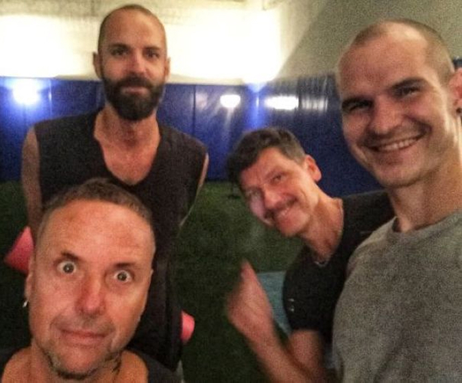 Иван Туманов проводит урок по Йоге для Rammstein